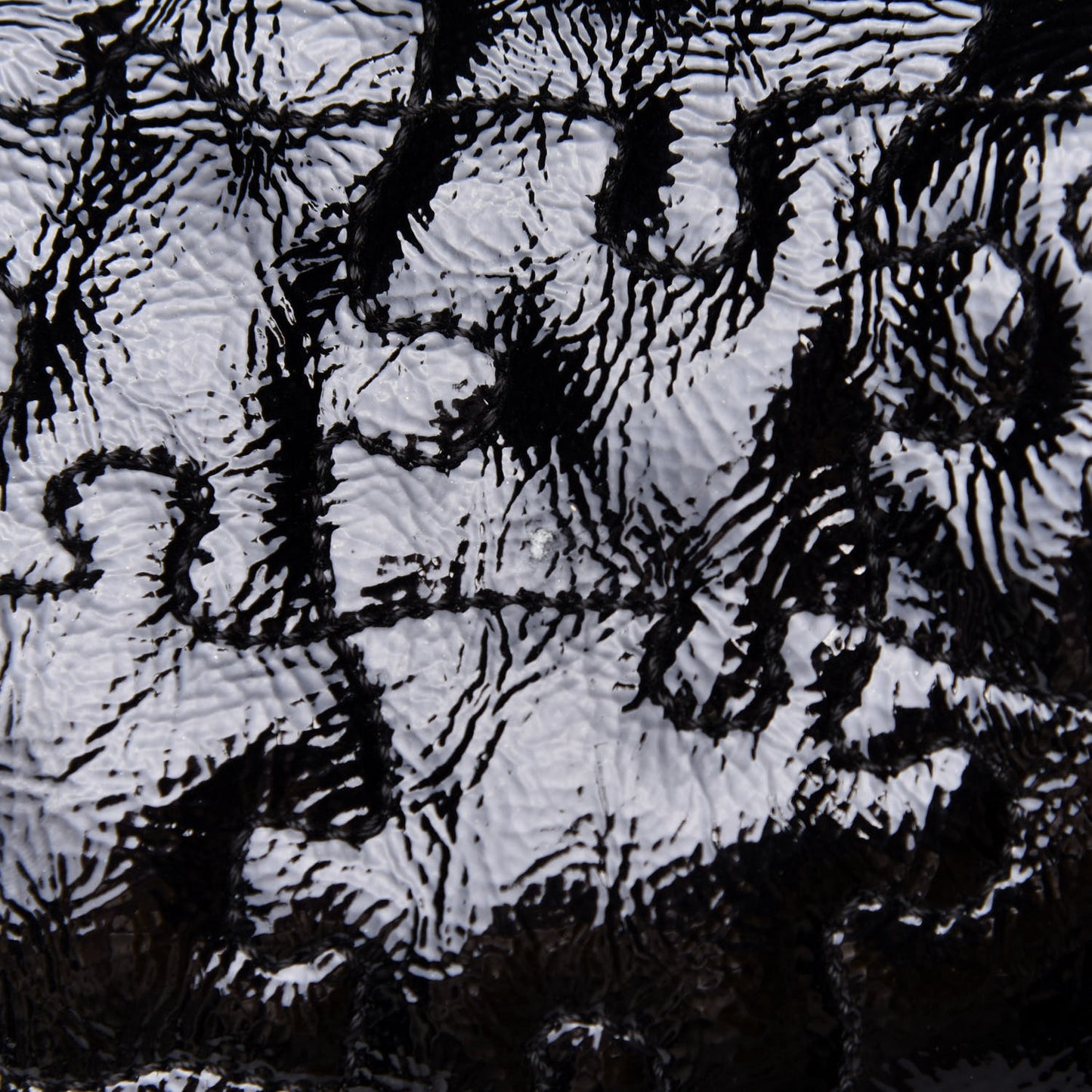 Patent Puzzle Accordion Flap Bag Black