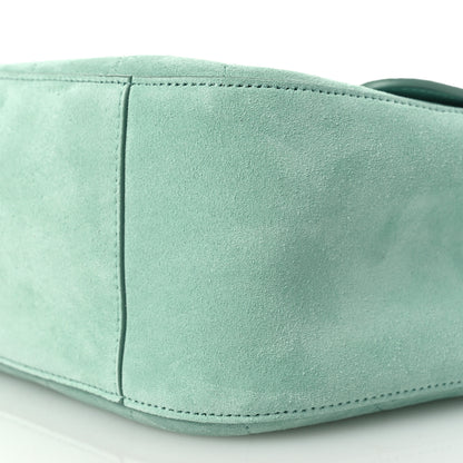 Chanel Suede Calfskin Small Souplissimo Maxi Flap Green 16 of 22