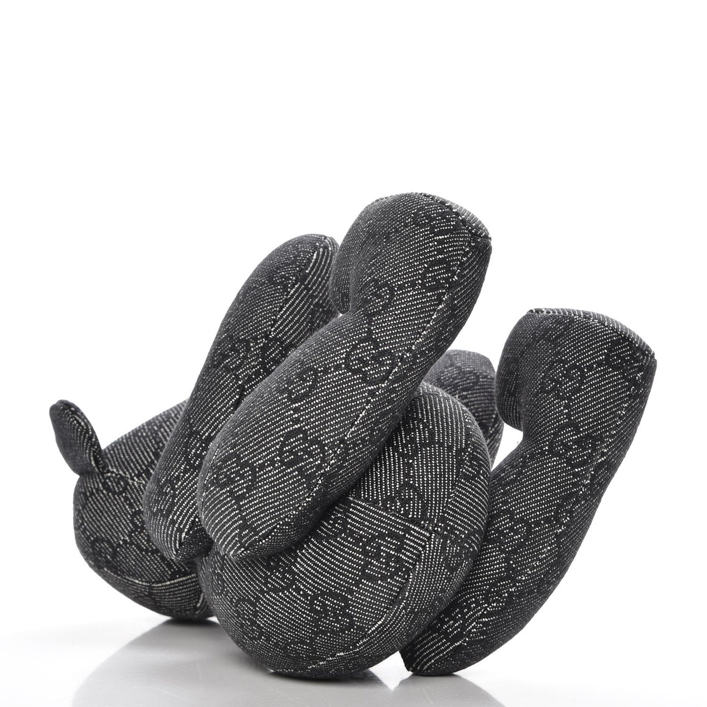 Monogram Stuffed Teddy Bear Black