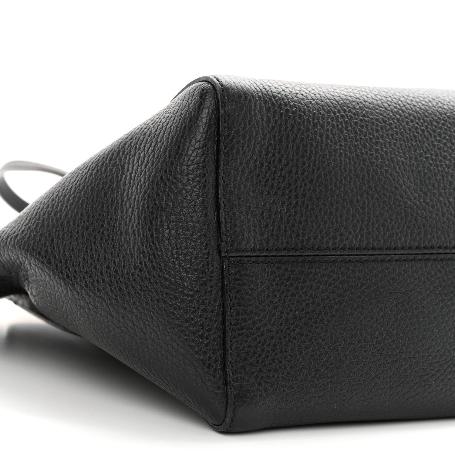 Gucci Pebbled Calfskin Small Swing Tote Black 8 of 10