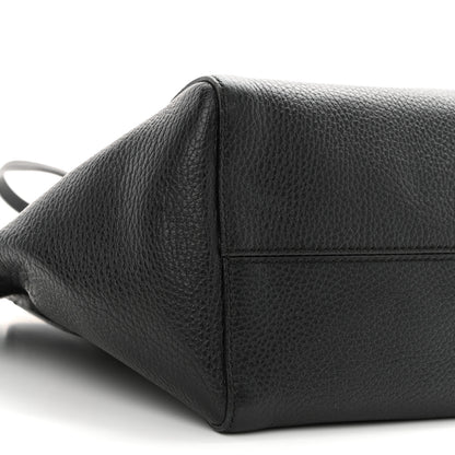 Gucci Pebbled Calfskin Small Swing Tote Black 8 of 10