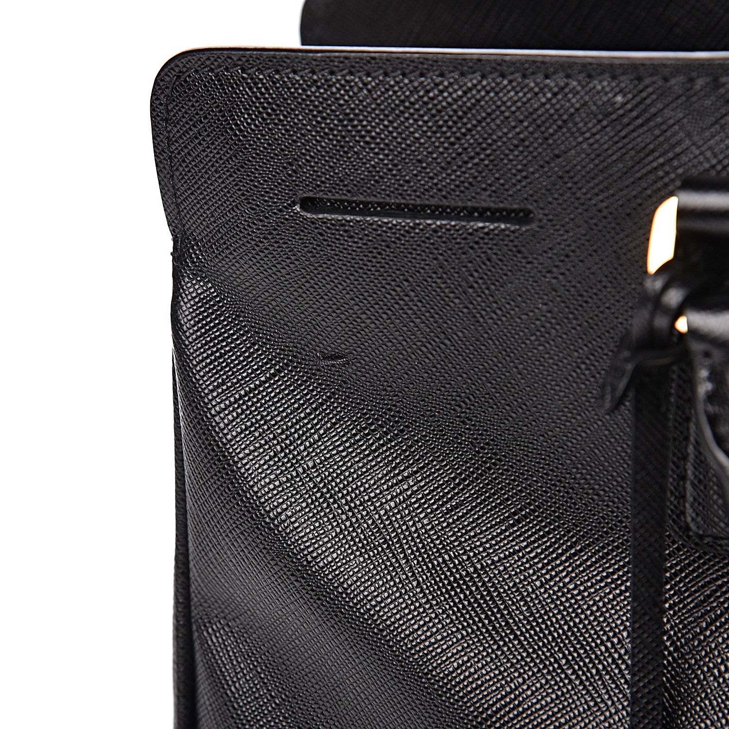 Prada Saffiano Lux Large Top Handle Open Tote Black 8 of 11