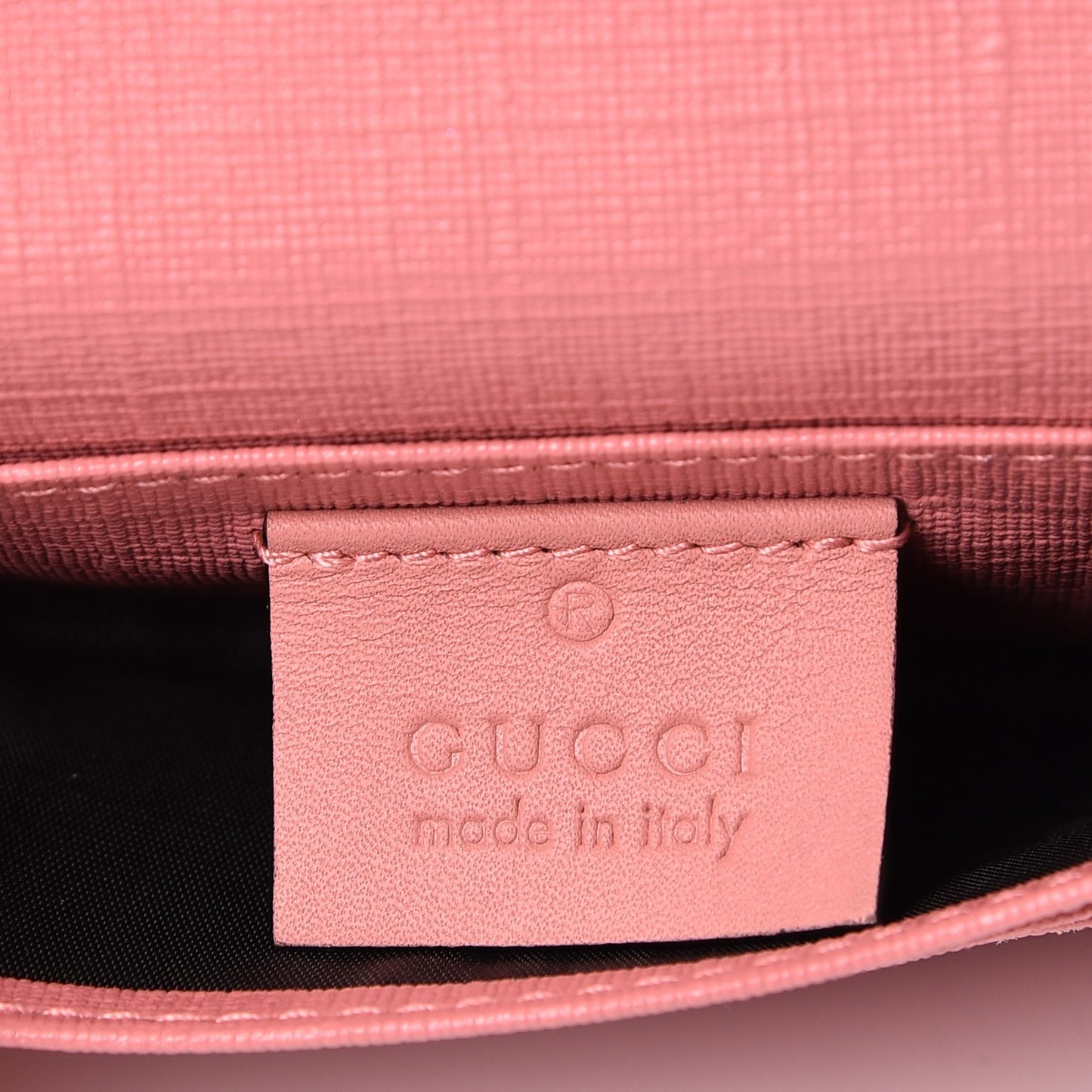 GG Supreme Monogram Face Embroidered Card Case Wallet Pink