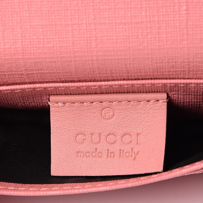Gucci GG Supreme Monogram Face Embroidered Card Case Wallet Pink 6 of 8