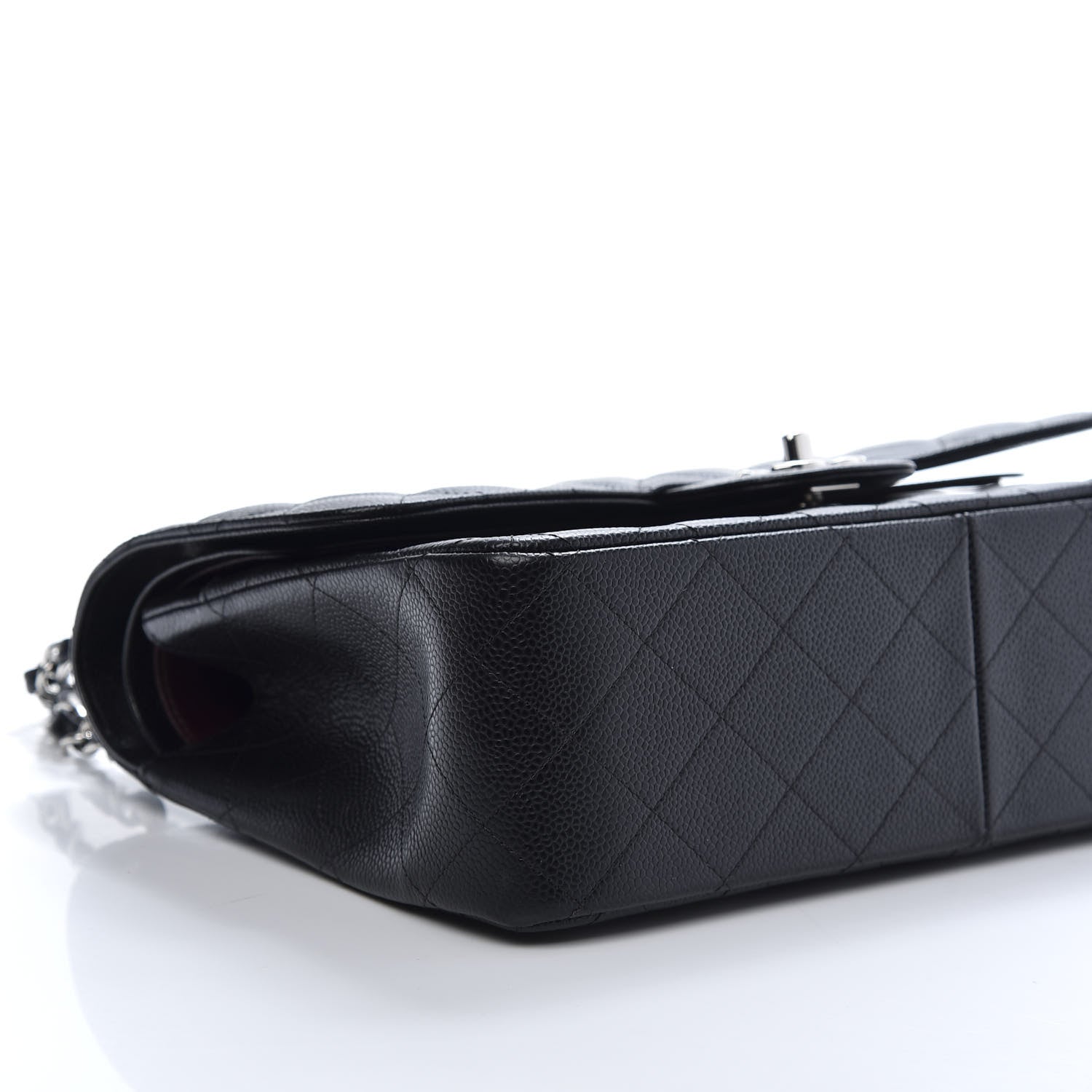 Chanel Caviar Quilted Jumbo Double Flap Black 6 of 12