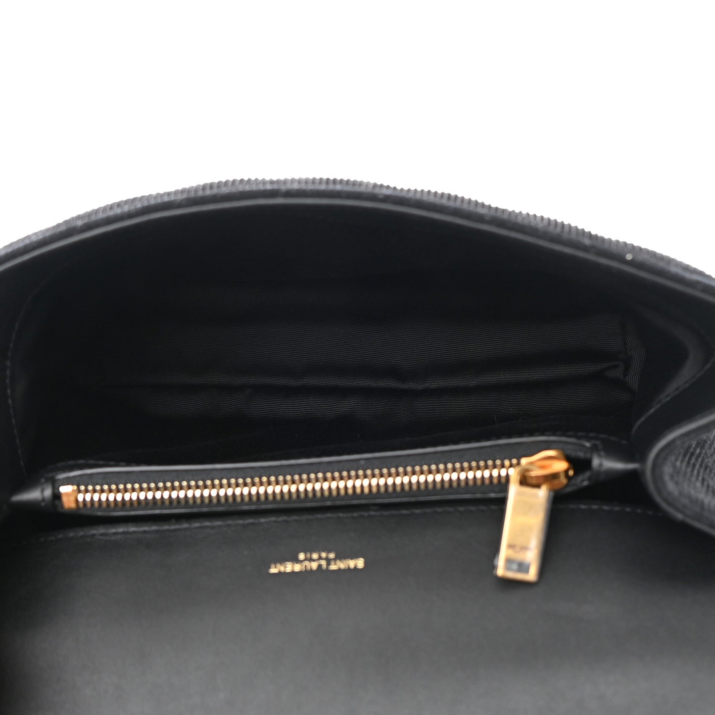 Corduroy Matelasse Chevron Monogram Medium College Bag Softy Black