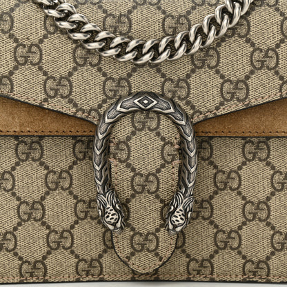 Gucci GG Supreme Monogram Mini Dionysus Shoulder Bag Taupe 8 of 13