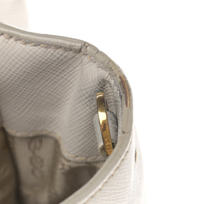 Prada Saffiano Medium Galleria Double Zip Tote Bianco 16 of 19