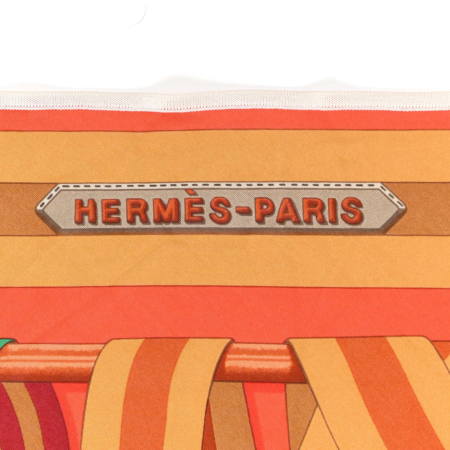 Hermes Silk Sangles Giant Triangle Scarf 3 of 5