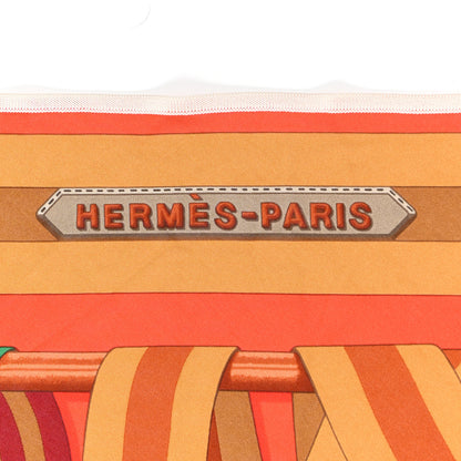 Hermes Silk Sangles Giant Triangle Scarf 3 of 5
