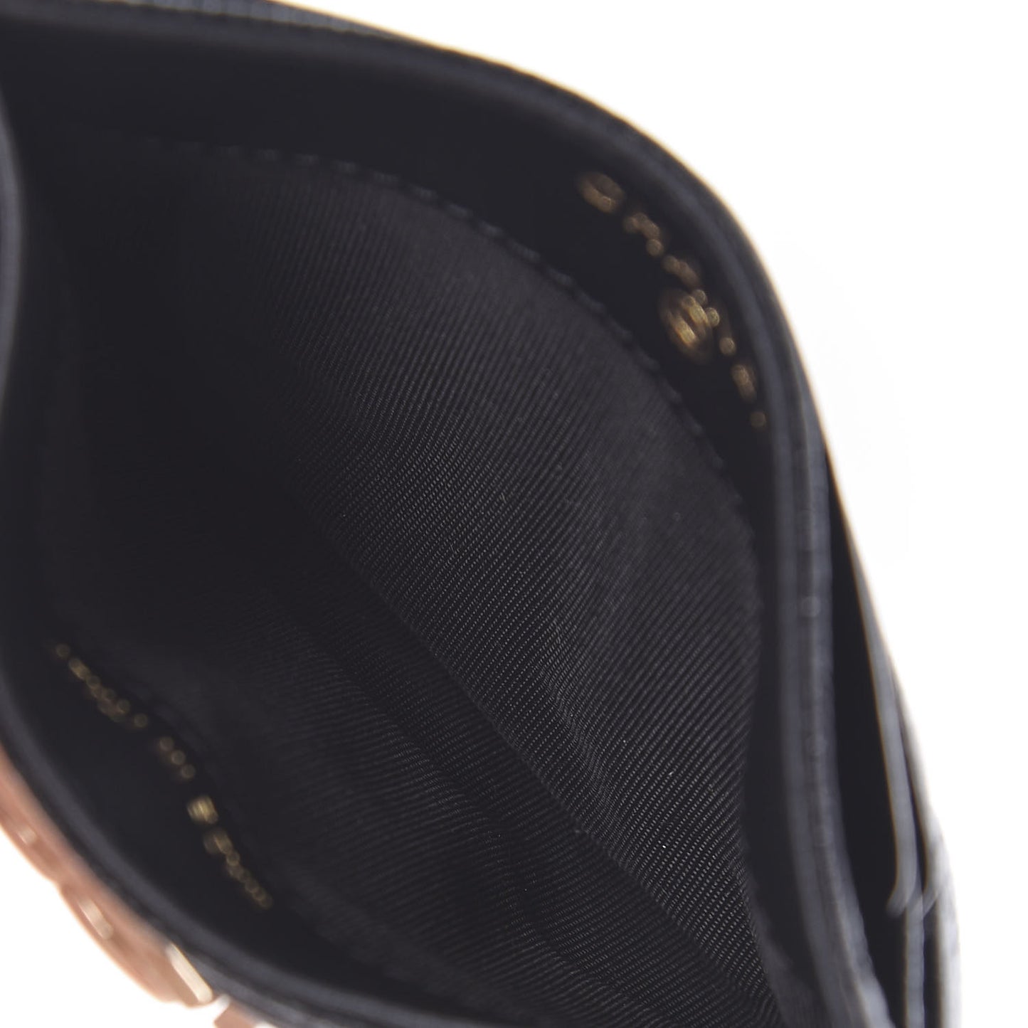 Caviar Quilted Boy Card Holder Black