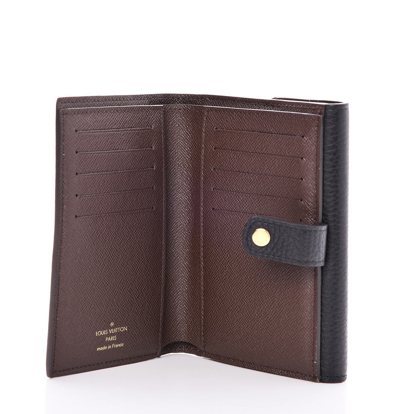 Damier Ebene Normandy Compact Wallet Black