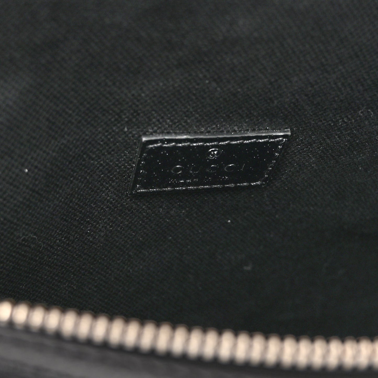 Monogram Jumbo GG Textured Dollar Calfskin Web Belt Bag Black