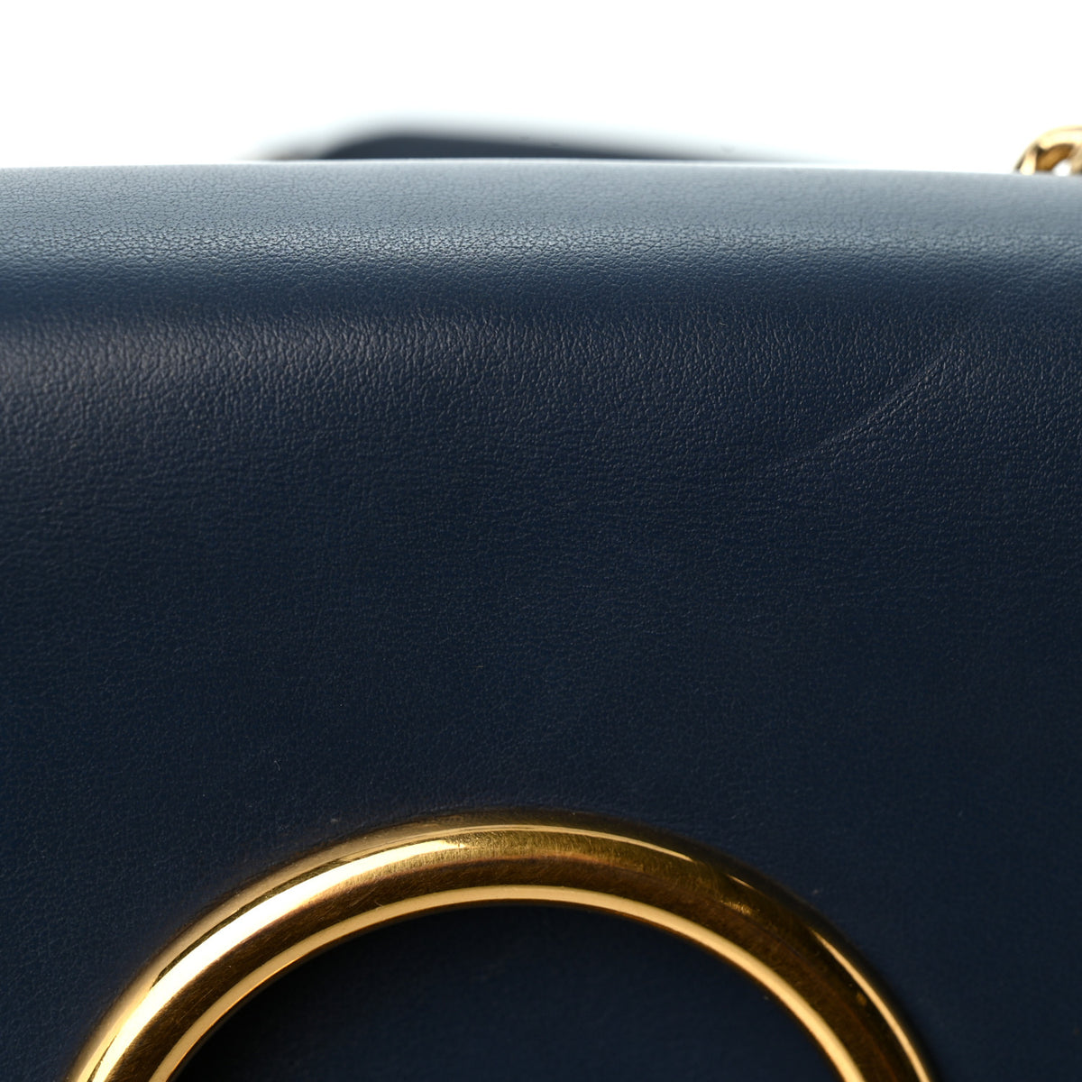 Fendi Vitello Century Opaco F is Fendi Small Kan I Shoulder Bag Blu Scuro 11 of 12