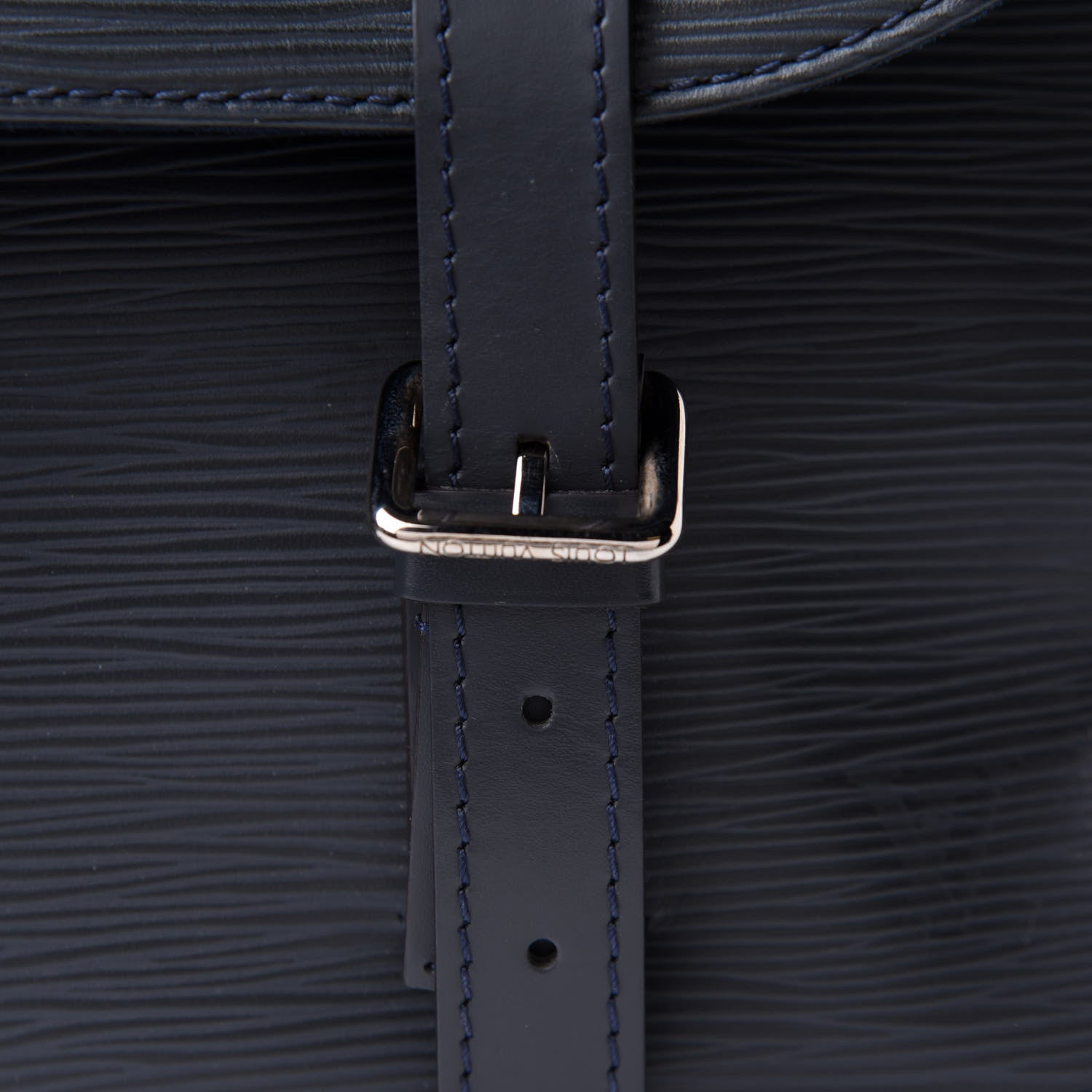 Louis Vuitton Epi Christopher Messenger Navy Stripes 8 of 15