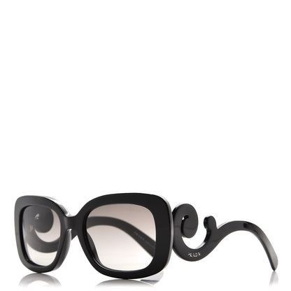 Prada Acetate Baroque Sunglasses SPR 27O Black 1 of 7