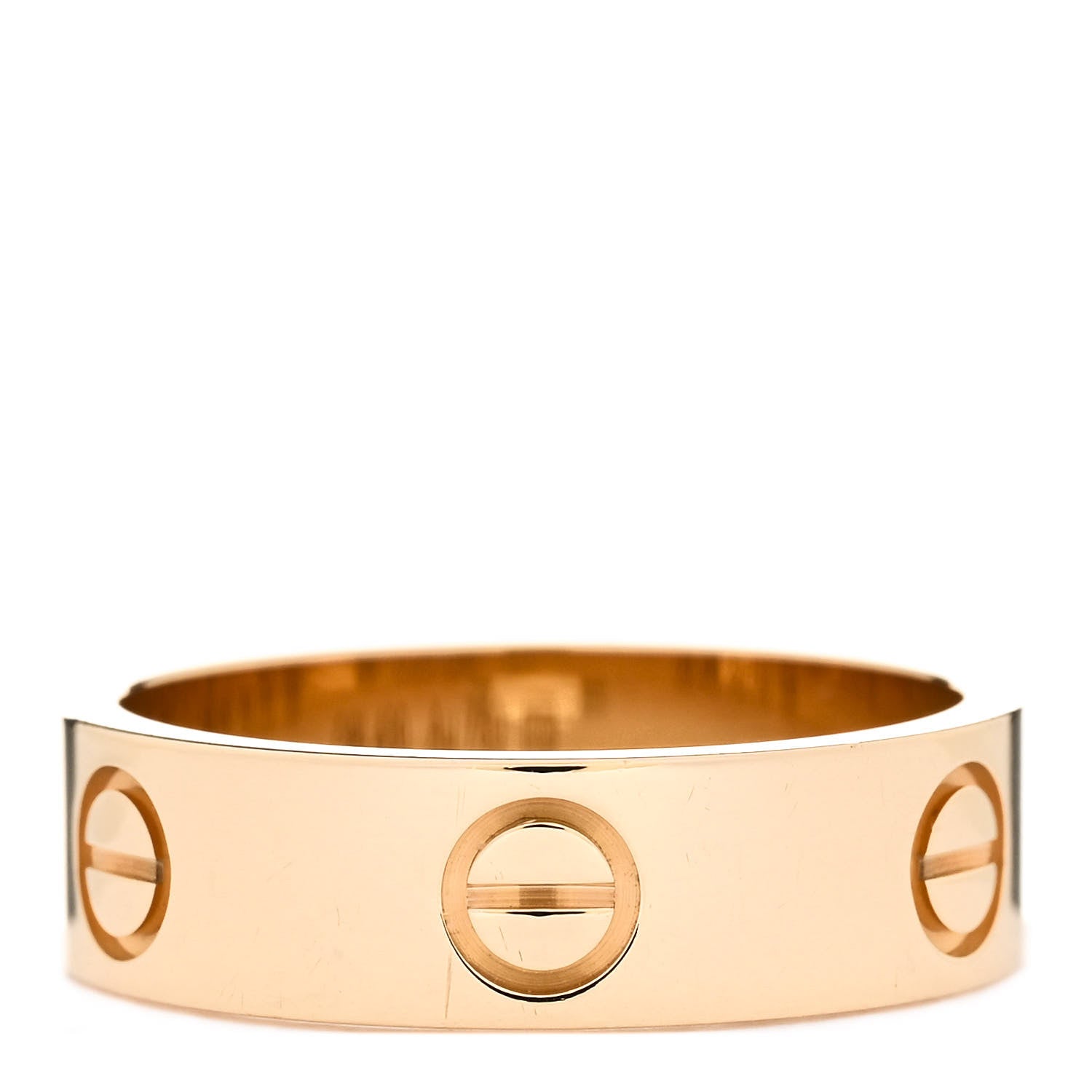 Cartier 18K Yellow Gold 5.5mm LOVE Ring 54 6.75 3 of 5
