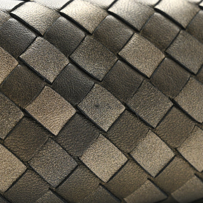 Bottega Veneta Nappa Intrecciato The Lauren 1980 Clutch Platinum 8 of 10