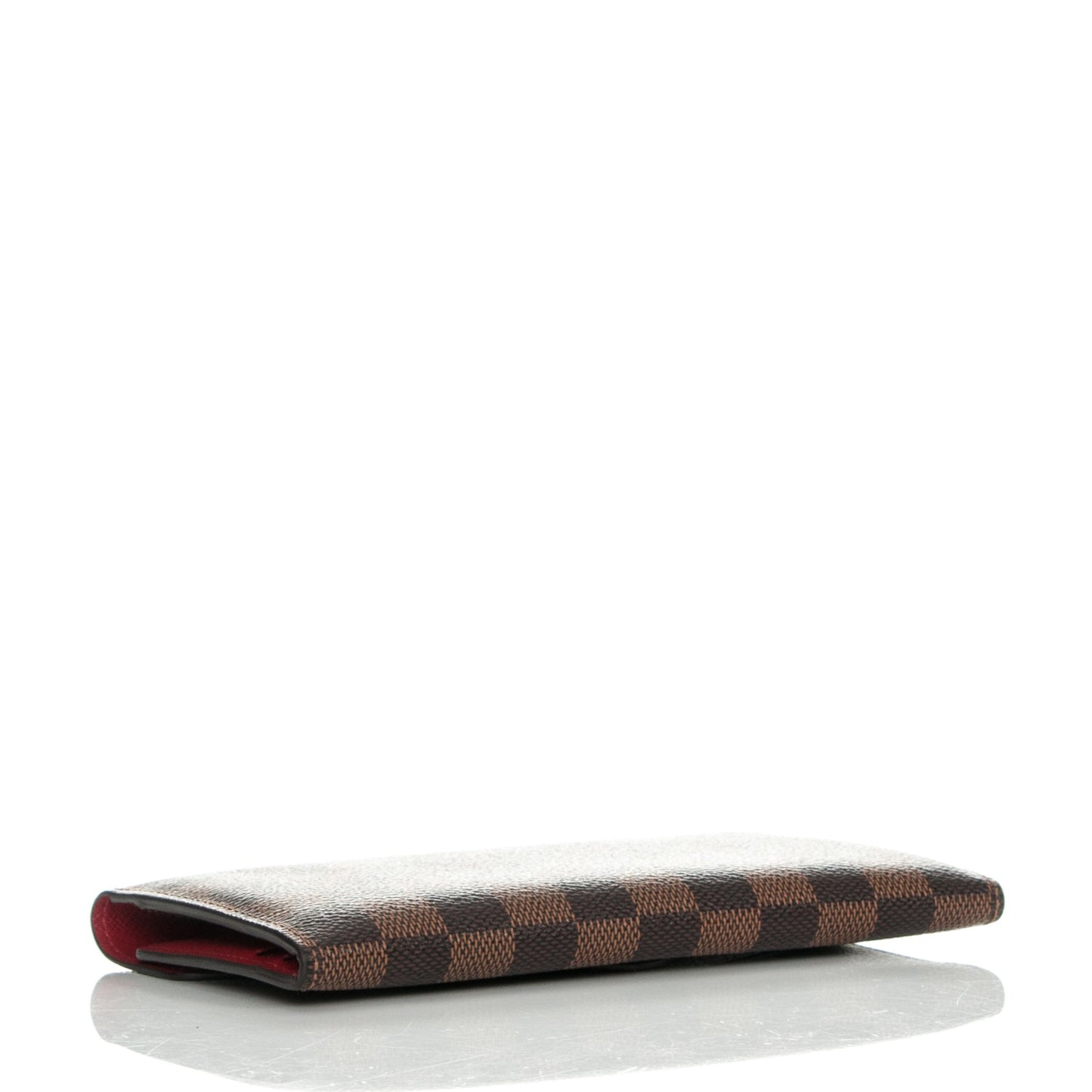 Damier Ebene Josephine Wallet Red