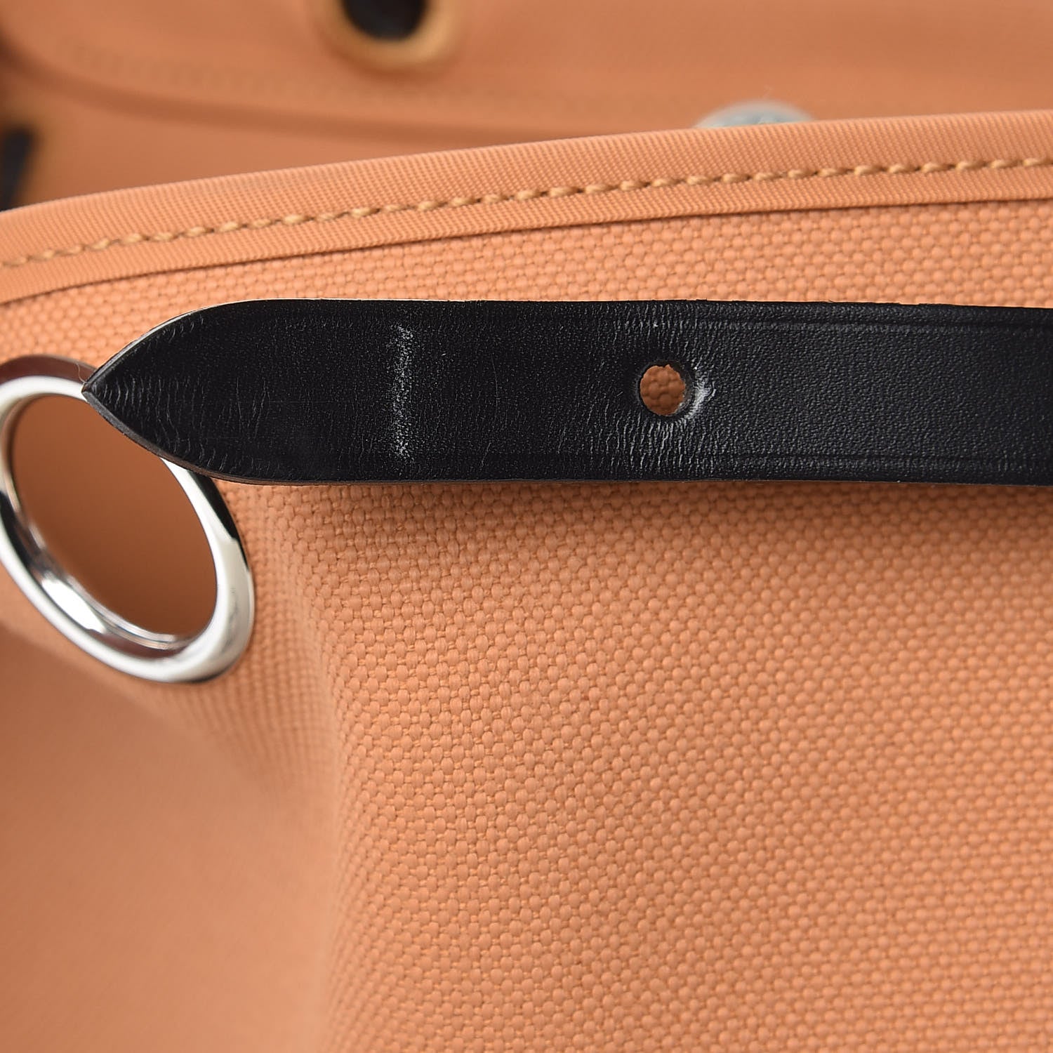 Hermes Vache Hunter Toile Herbag Zip PM 31 Sable Black 17 of 17