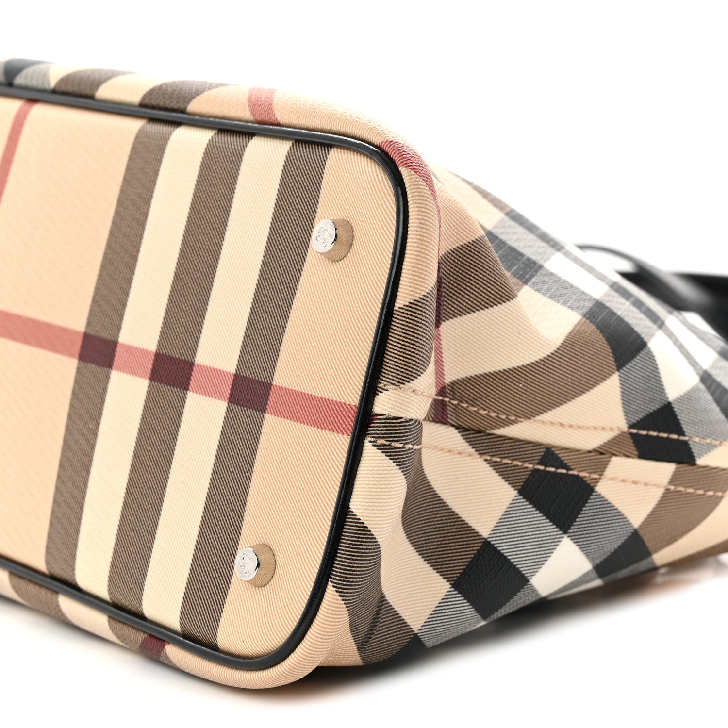 Burberry Supernova Check Small Nickie Tote Black 1879529