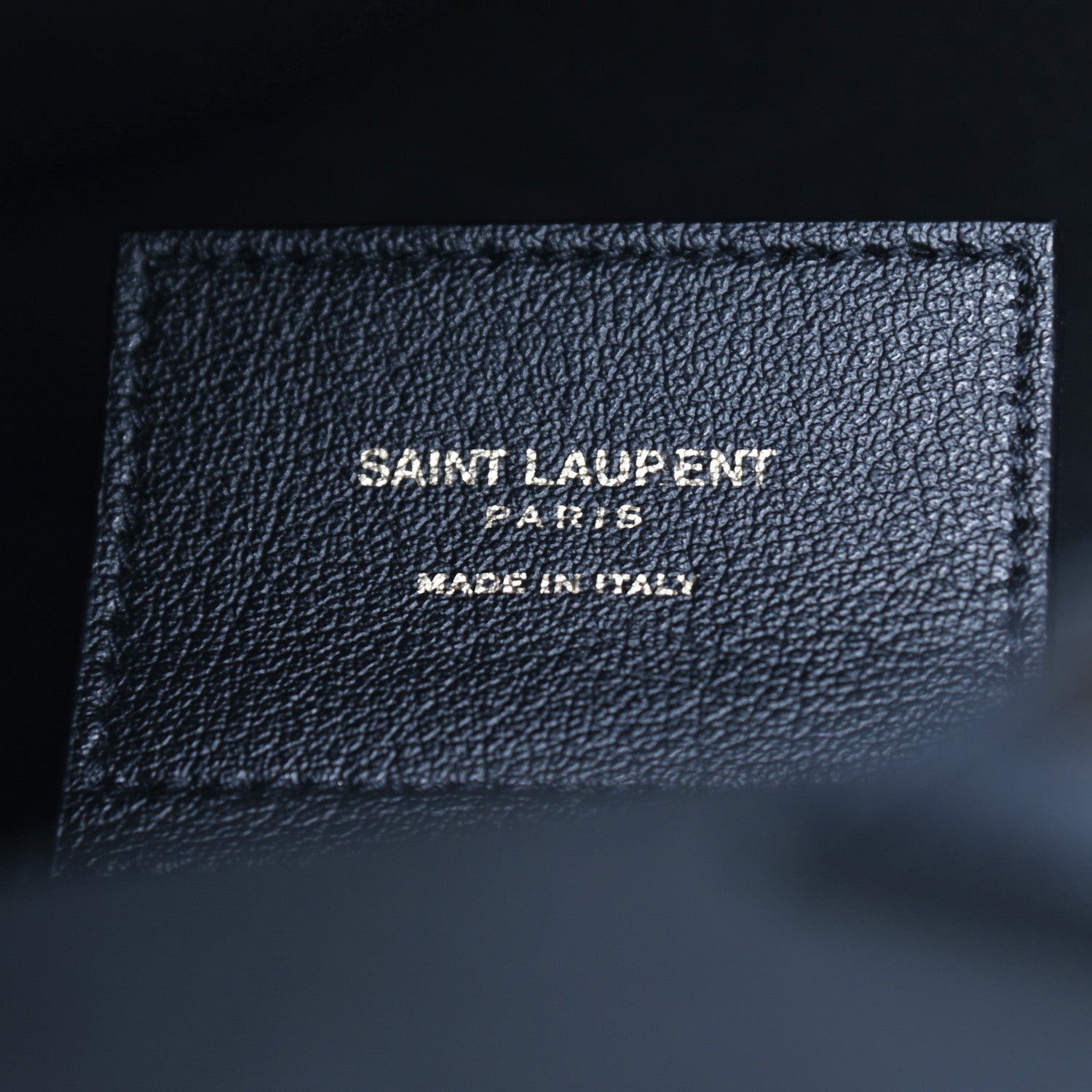 Saint Laurent Calfskin Toy Shopping Tote Black 6 of 9