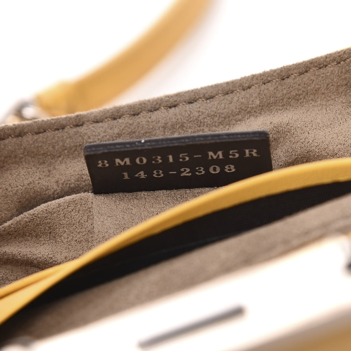 Nappa Mini Be Baguette Shoulder Bag Yellow