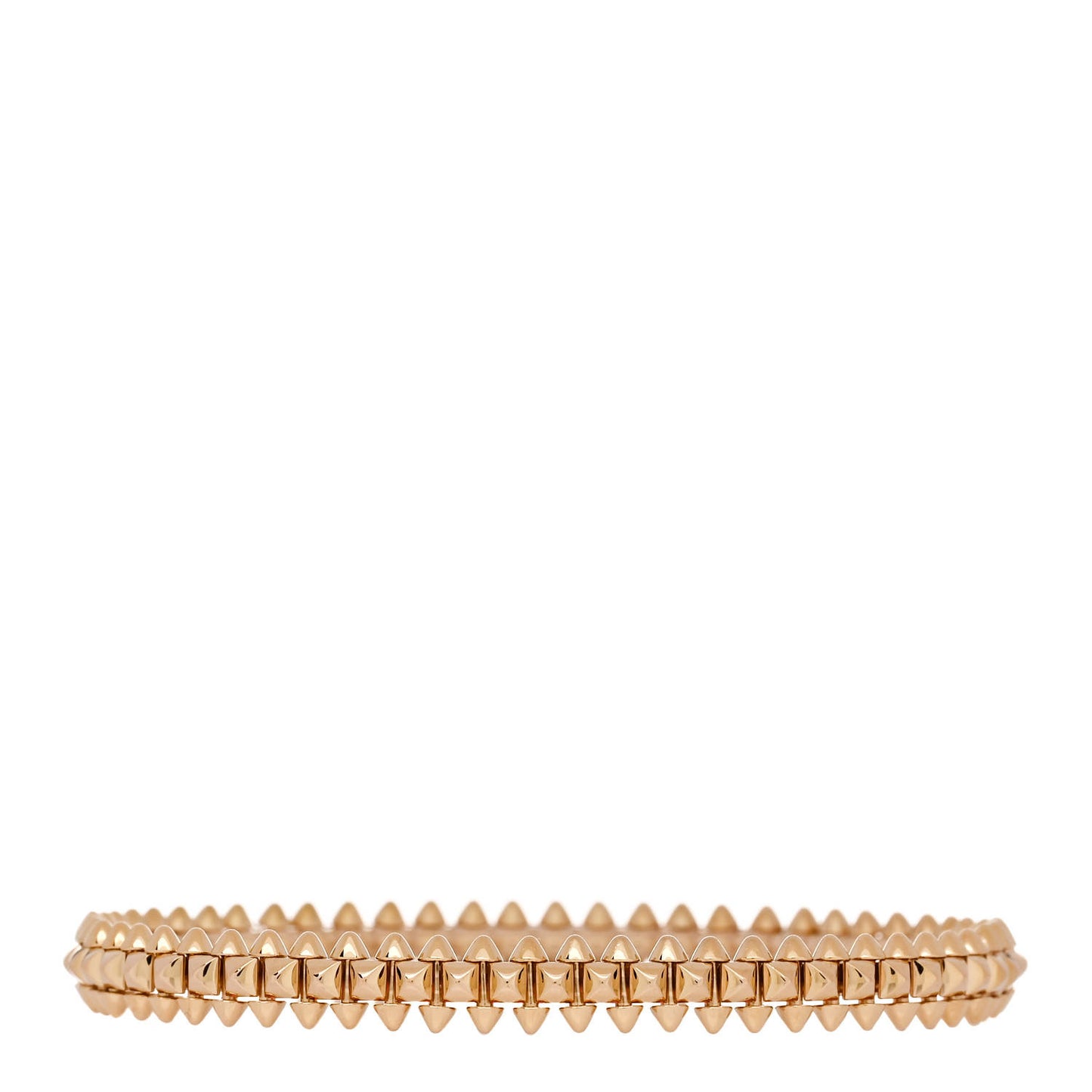 18K Pink Gold Small Clash De Cartier Bracelet 16