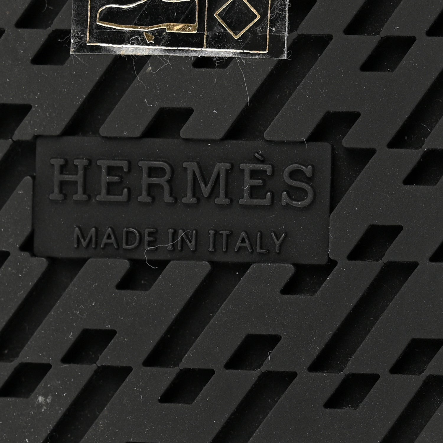 Hermes Calfskin Woolskin Chypre Sandals 37 Black Ecru 9 of 11