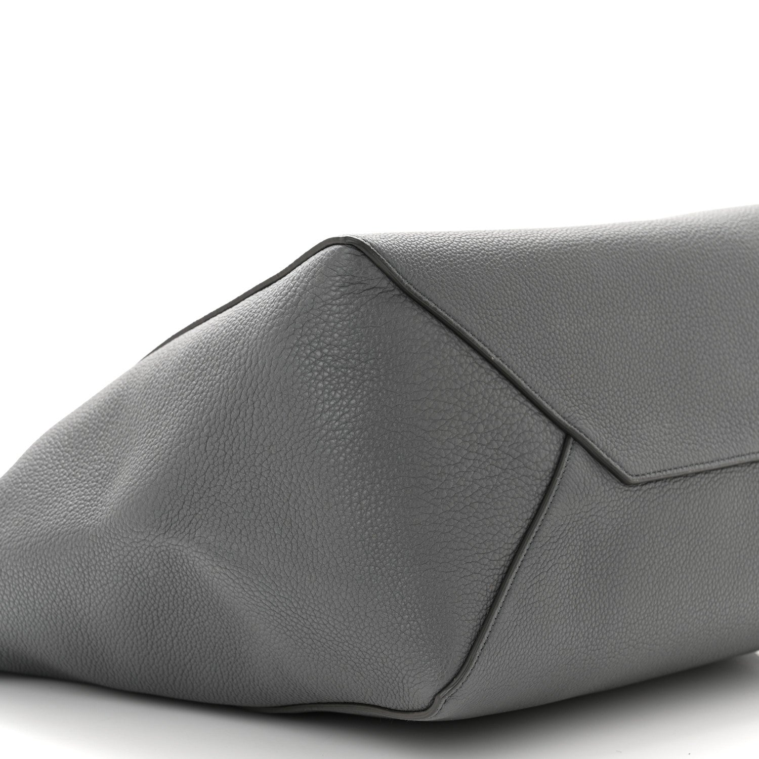Celine Soft Grained Calfskin Small Belt Cabas Phantom Grey 9 of 10