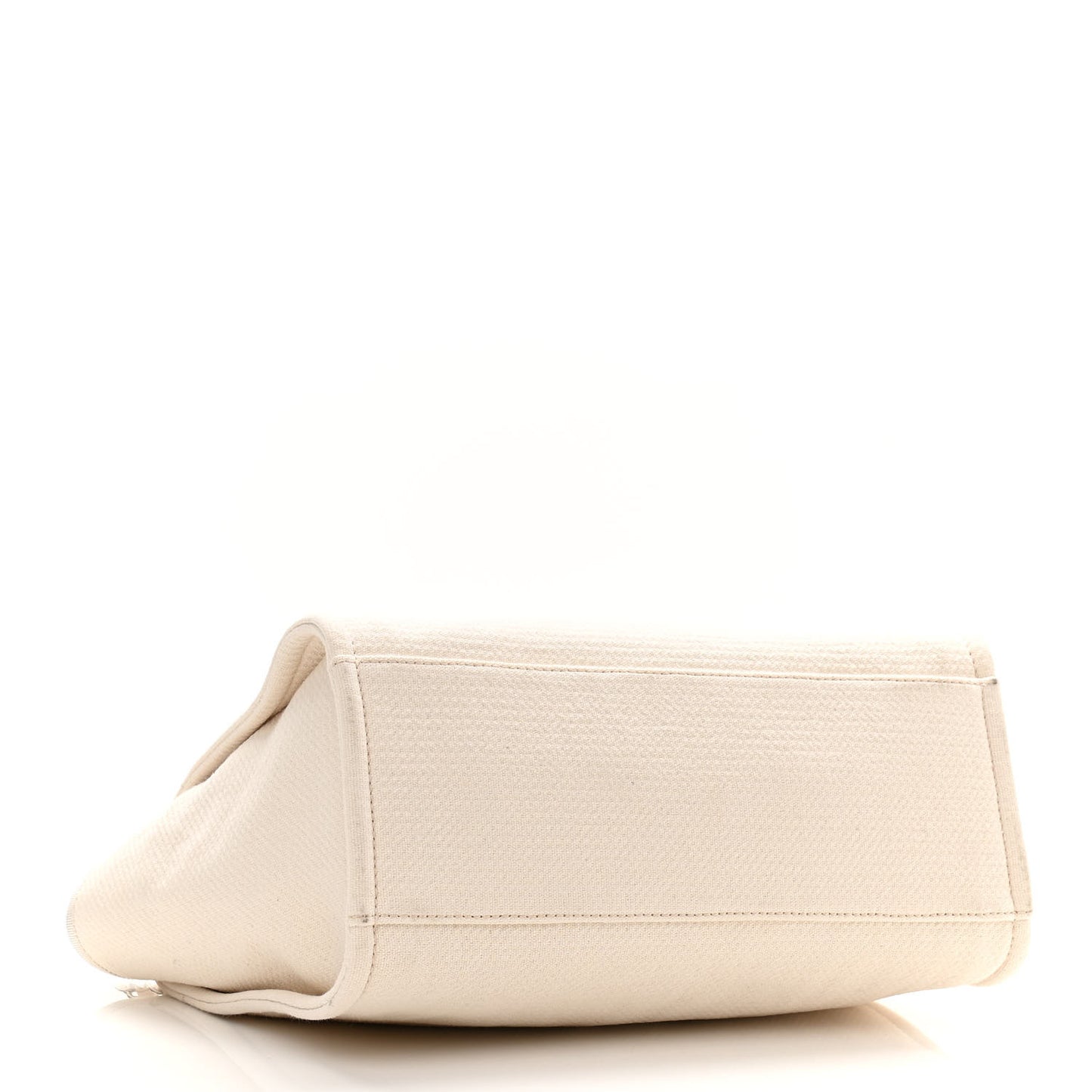 Mixed Fibers Small Deauville Tote White