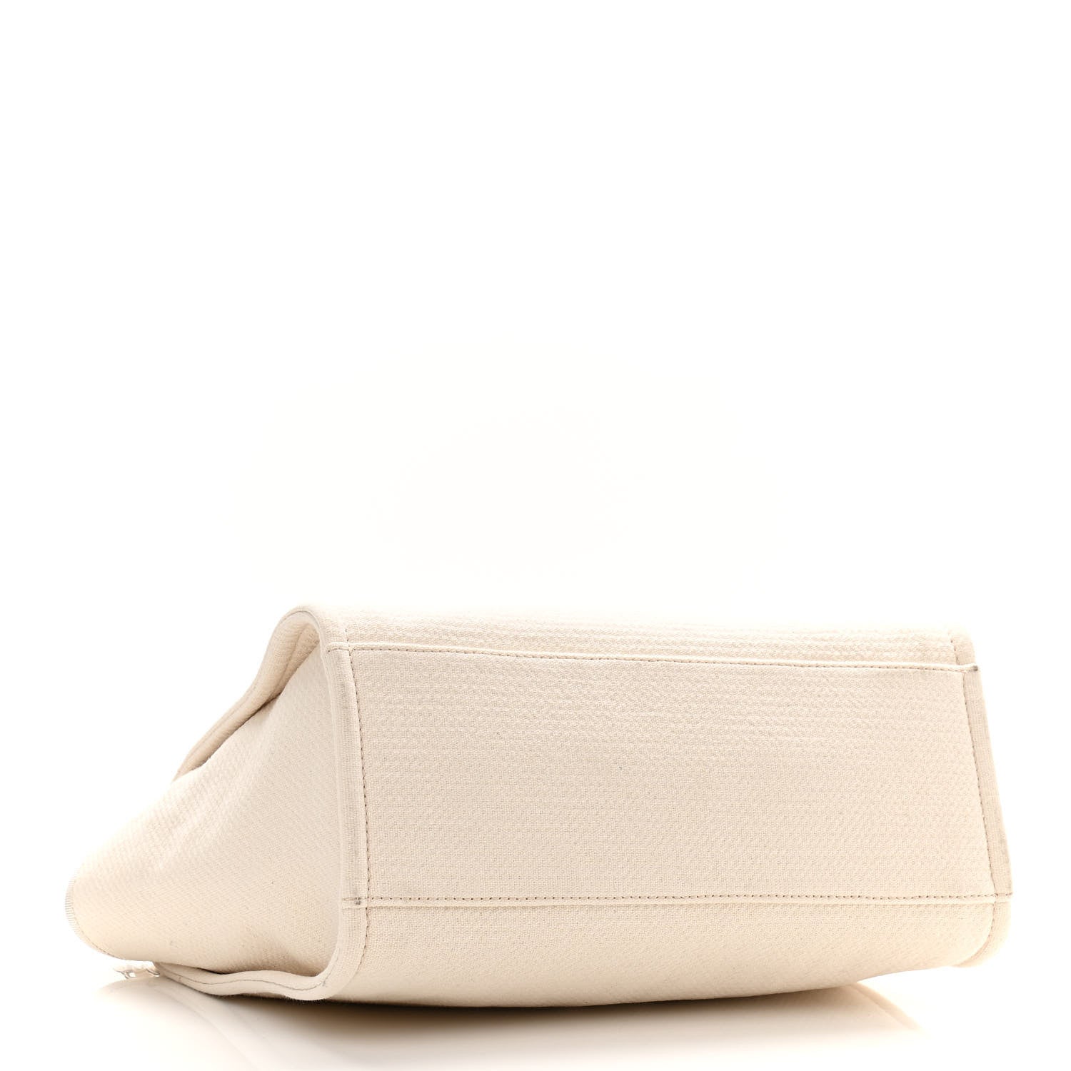 Chanel Mixed Fibers Small Deauville Tote White 5 of 15