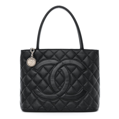 Chanel Caviar Quilted Medallion Tote Black 1 of 11
