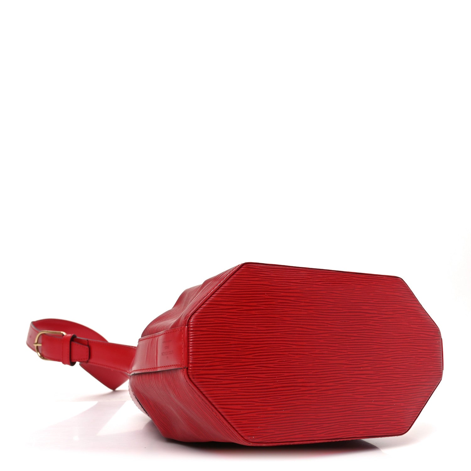 Louis Vuitton Epi Sac D'epaule Castillan Red 4 of 9