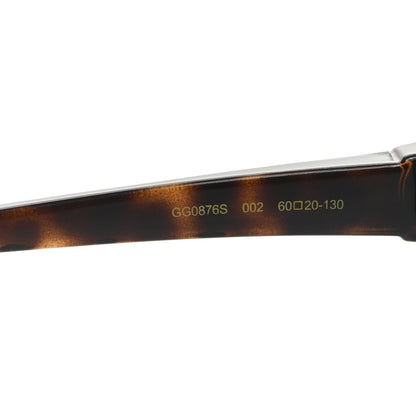 Gucci Acetate Square Frame Sunglasses GG0876S Tortoise 7 of 8