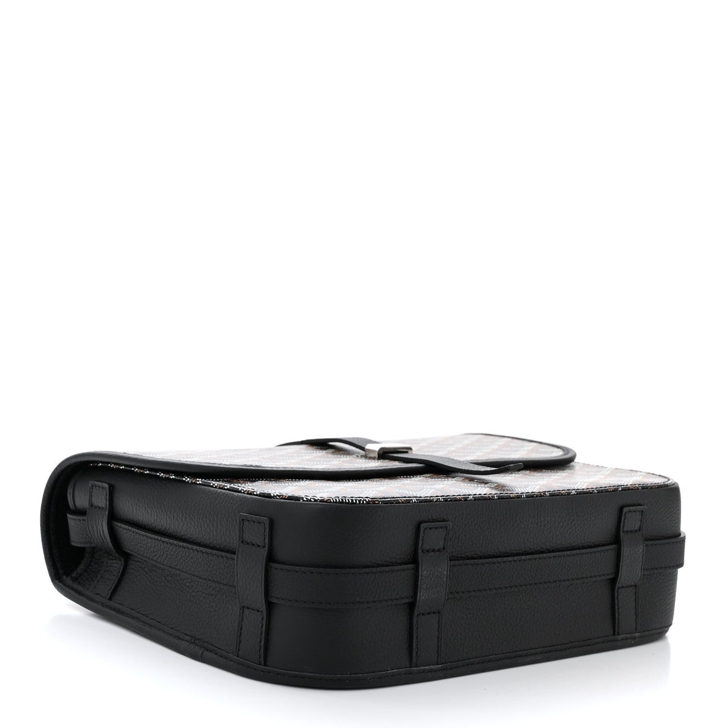 Goyardine Belvedere II MM Messenger Bag Black