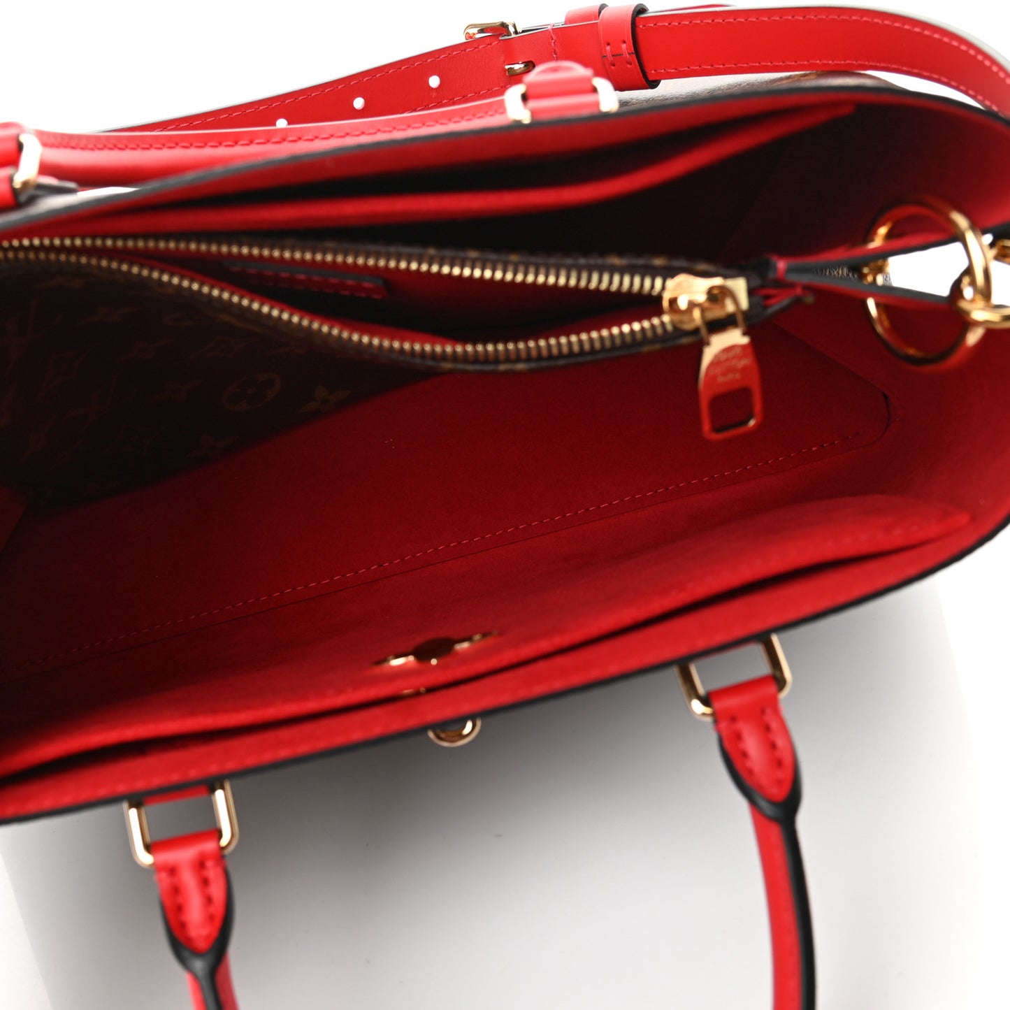 Monogram Flower Tote Coquelicot
