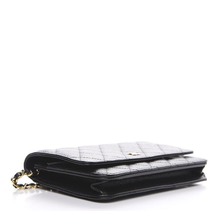 Chanel Caviar Quilted Wallet On Chain WOC Black 3 of 10