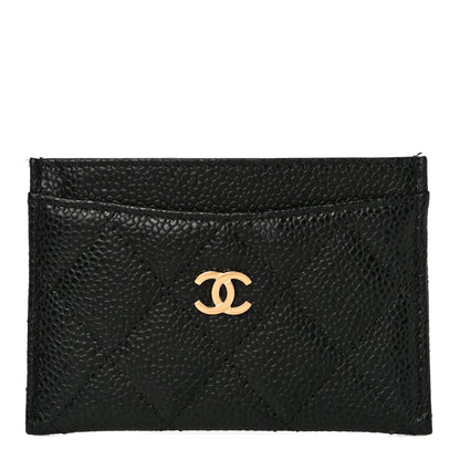 Chanel Caviar Quilted Card Holder Black 1 of 11