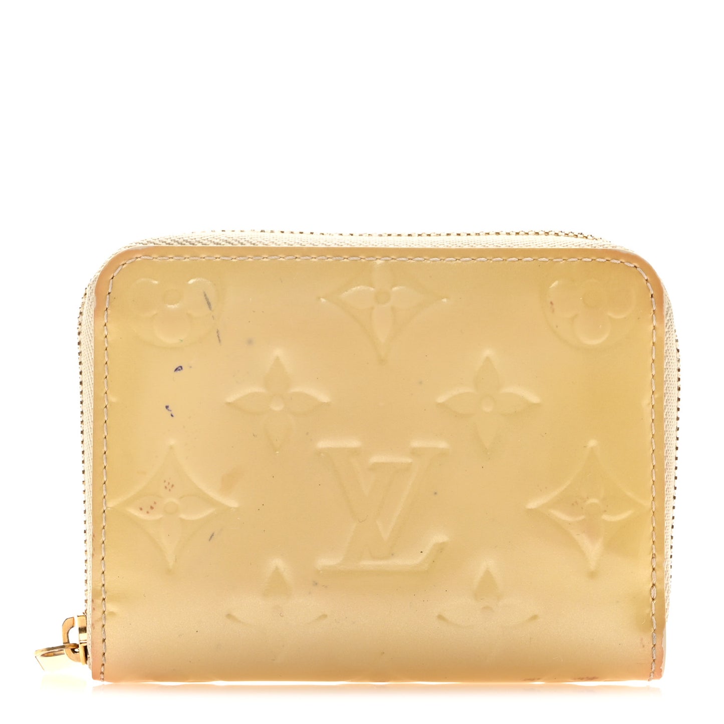 Vernis Zippy Coin Purse Blanc Corail