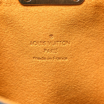 Louis Vuitton Monogram Denim Pochette Plat Clutch Blue 6 of 9