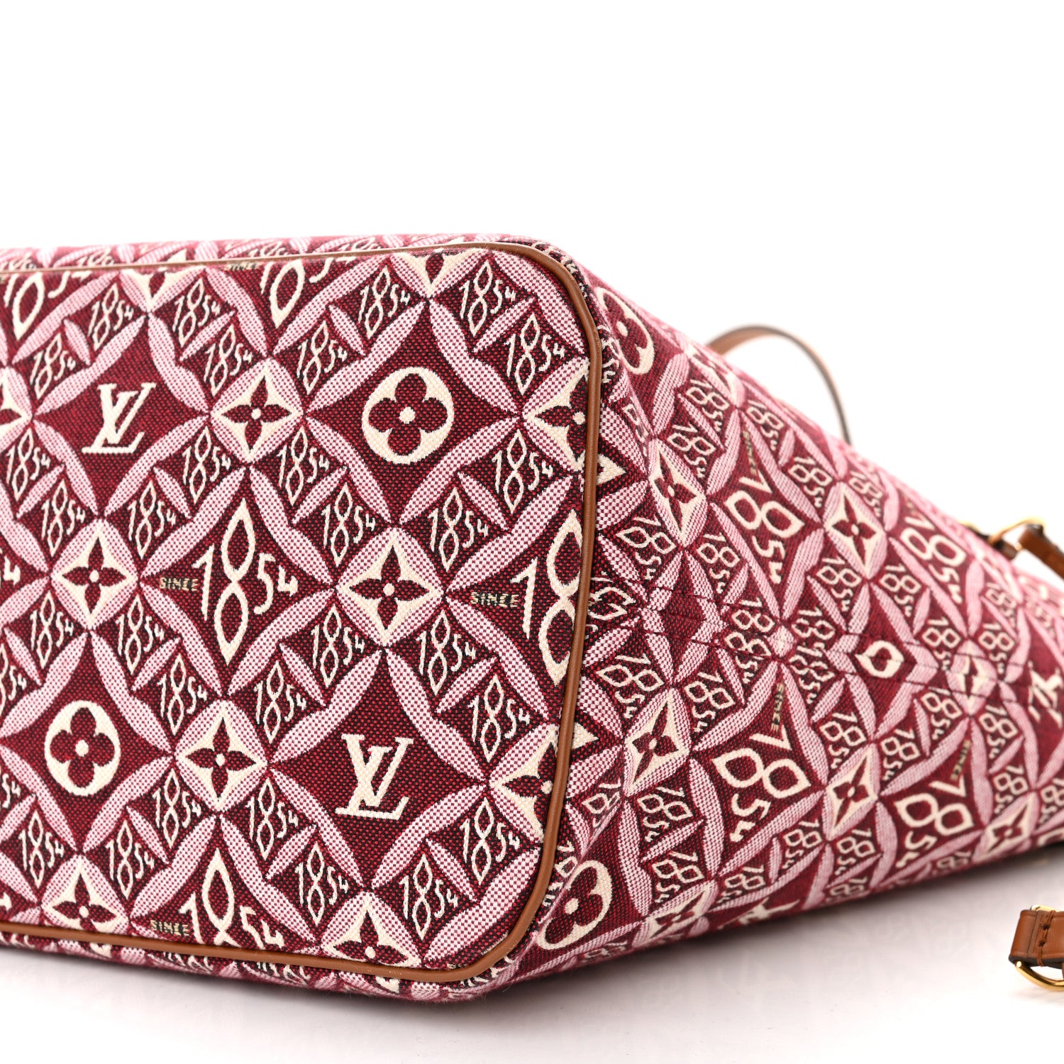 Louis Vuitton Jacquard Since 1854 Neverfull MM Bordeaux 9 of 9