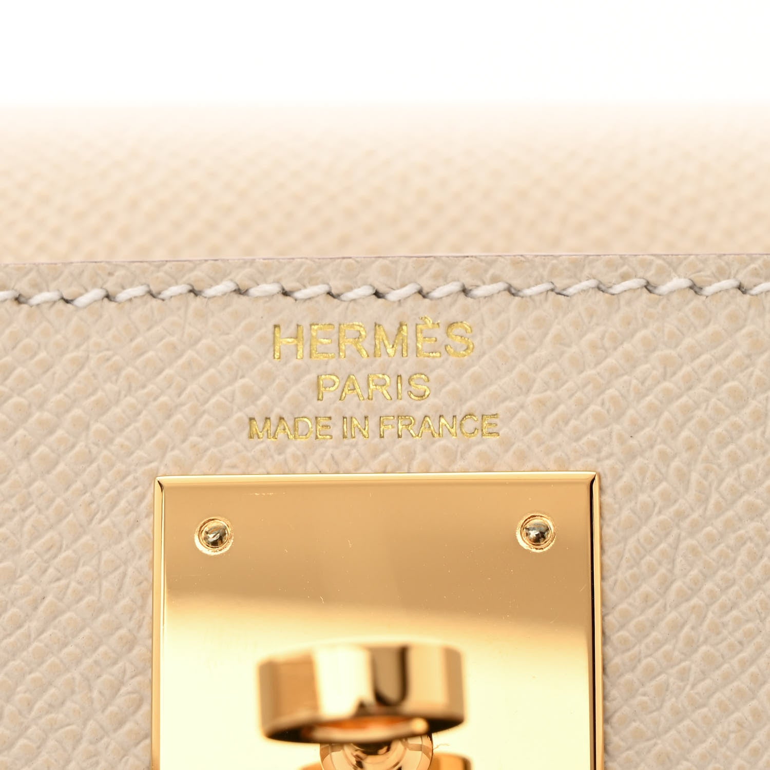 Hermes Epsom Kelly Sellier 28 Craie 6 of 12