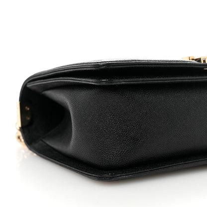Chanel Caviar Chevron Quilted Medium Boy Flap Black 8 of 9