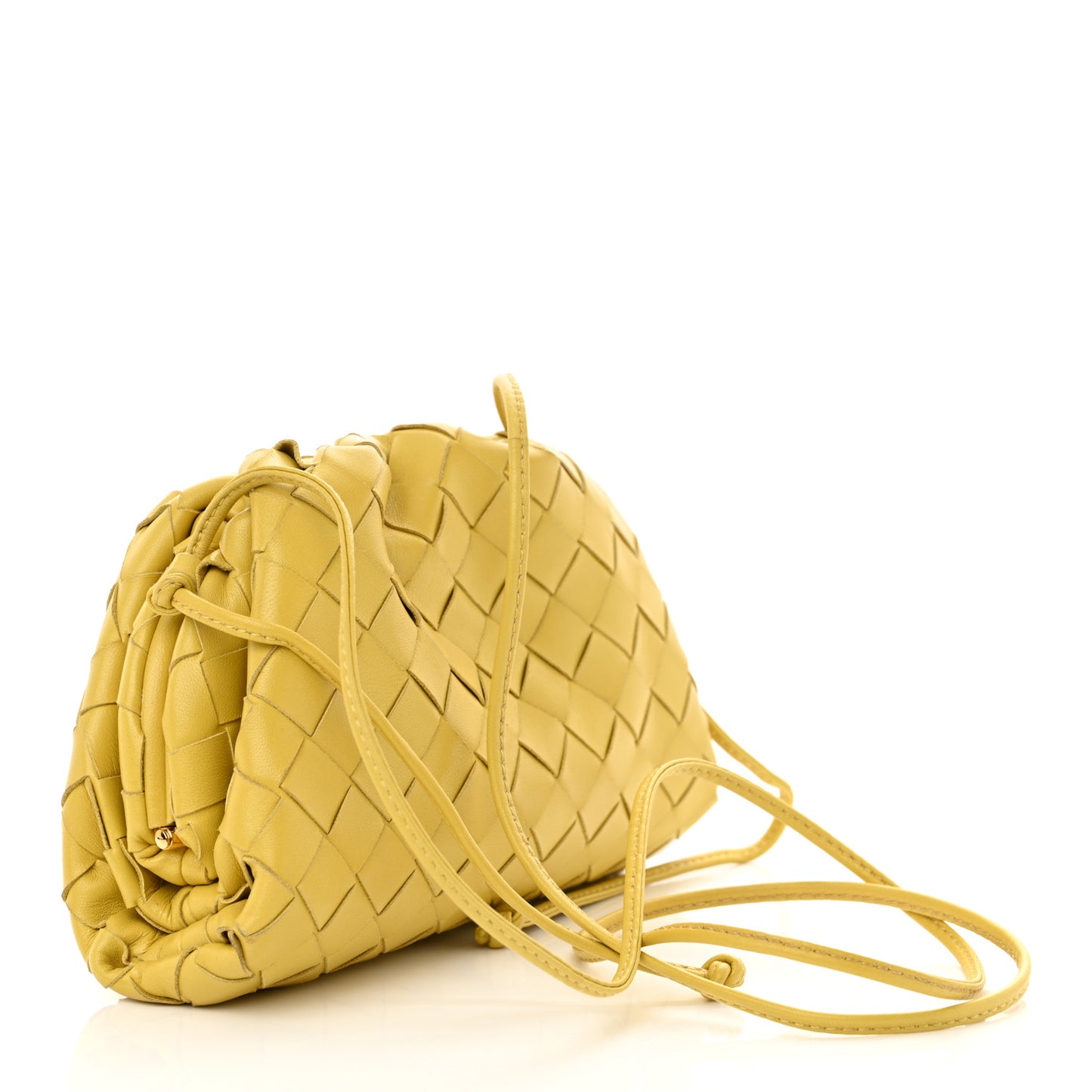 Nappa Intrecciato The Mini Pouch Buttercup