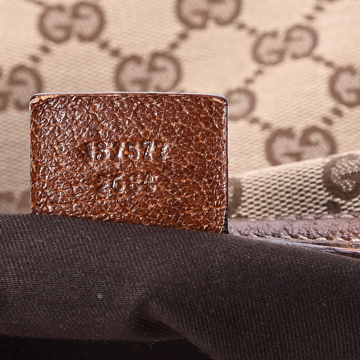 Monogram Bamboo Ring Hobo Brown