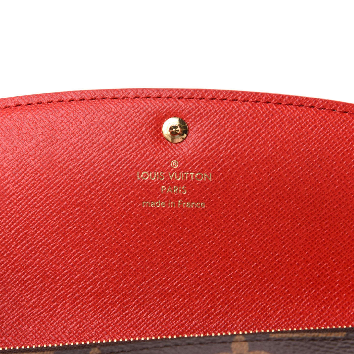 Monogram Bloom Flower Emilie Wallet Rouge