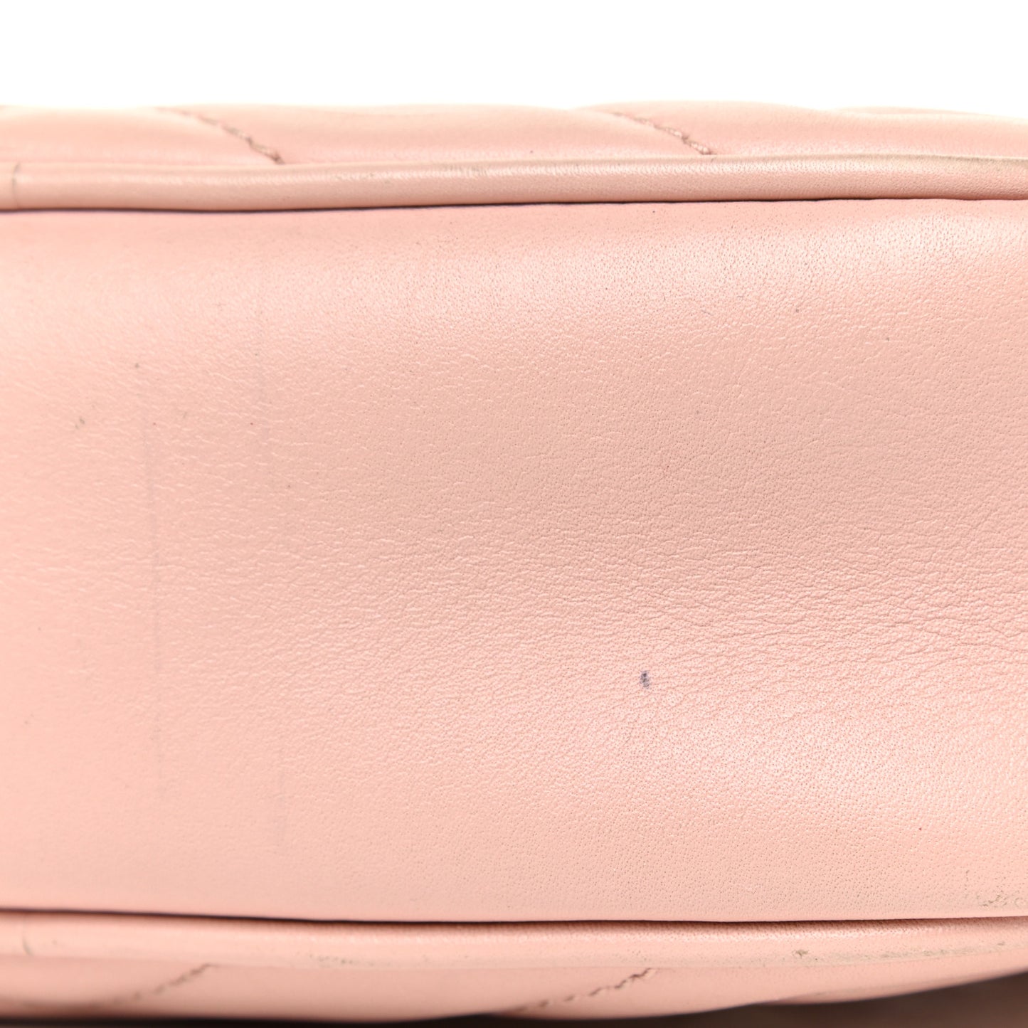 Calfskin Matelasse Mini GG Marmont Chain Shoulder Bag Perfect Pink