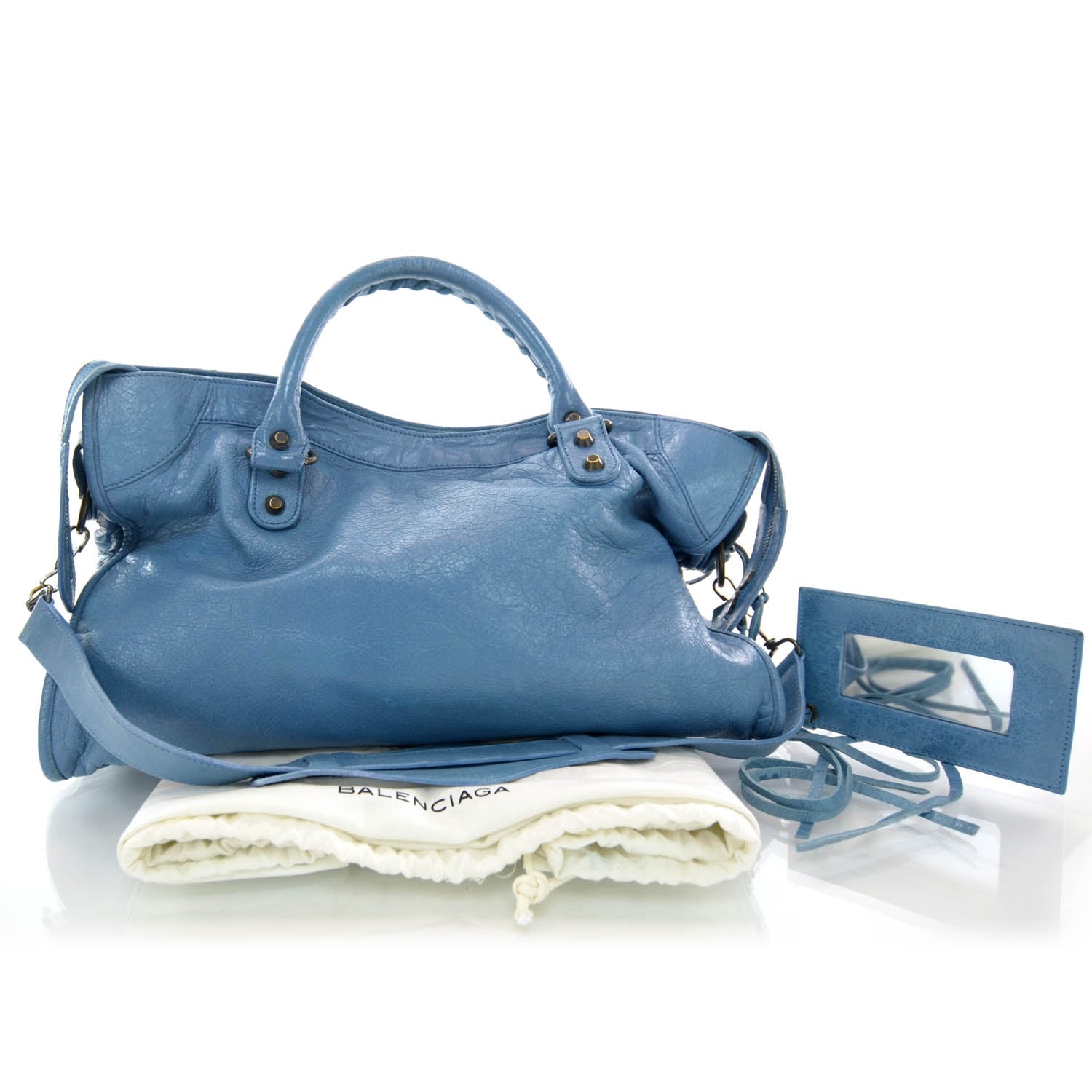 Balenciaga Agneau City Bleu 3 of 20