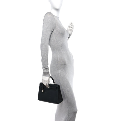 Hermes Epsom Kelly Sellier 25 Black 2 of 10